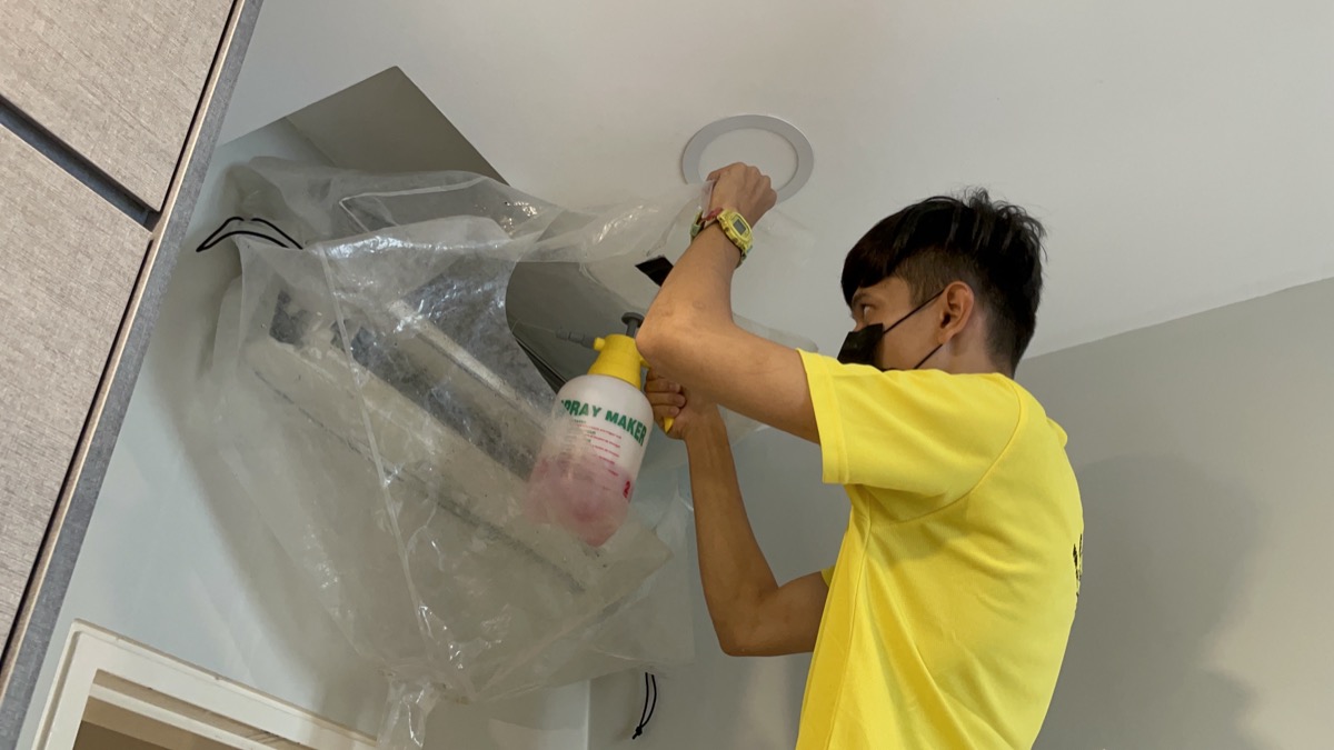 Hasil Kerja Servis Aircond 5