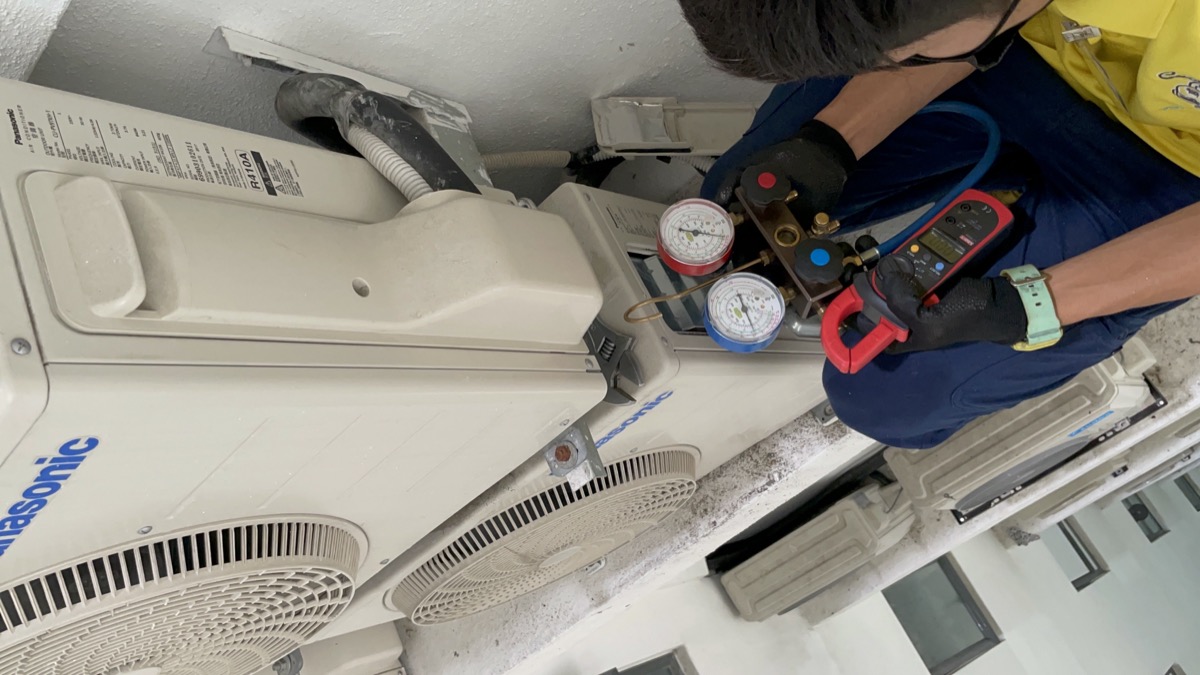 Hasil Kerja Servis Aircond 6